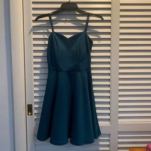 Turquoise Short Dress